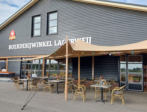 Ons overdekte terras is geopend